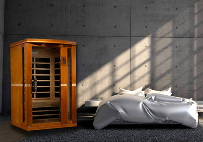 Dynamic Vittoria Elite 2-Person Ultra Low EMF FAR Infrared Sauna (Canadian Hemlock)