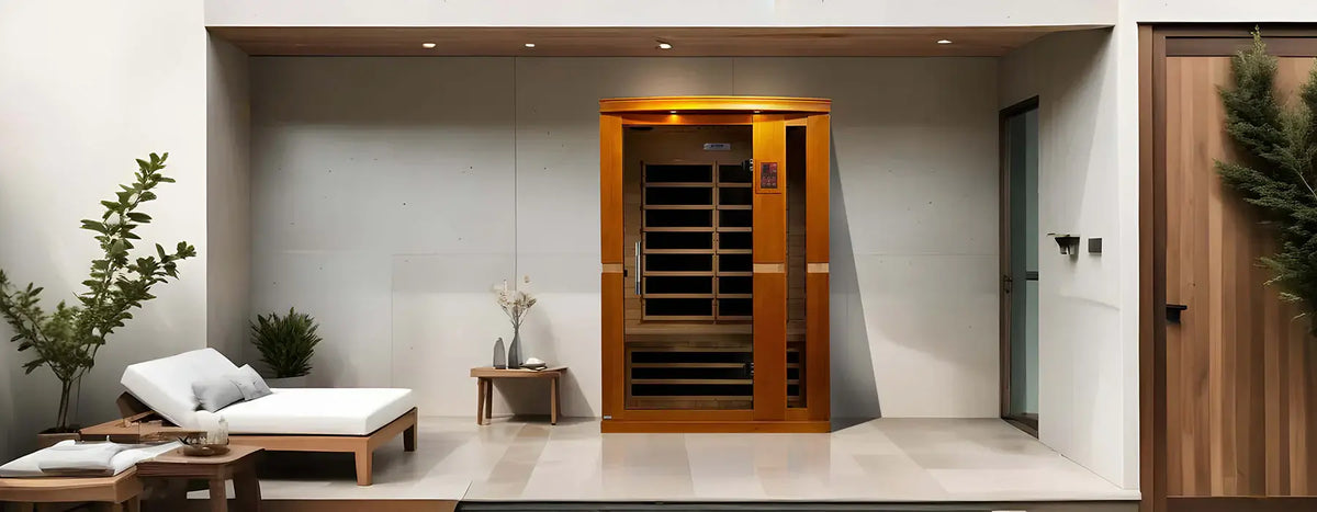 Dynamic Vittoria Elite 2-Person Ultra Low EMF FAR Infrared Sauna (Canadian Hemlock)