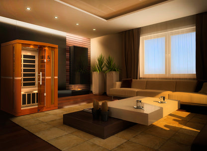 Dynamic Vittoria Elite 2-Person Ultra Low EMF FAR Infrared Sauna (Canadian Hemlock)
