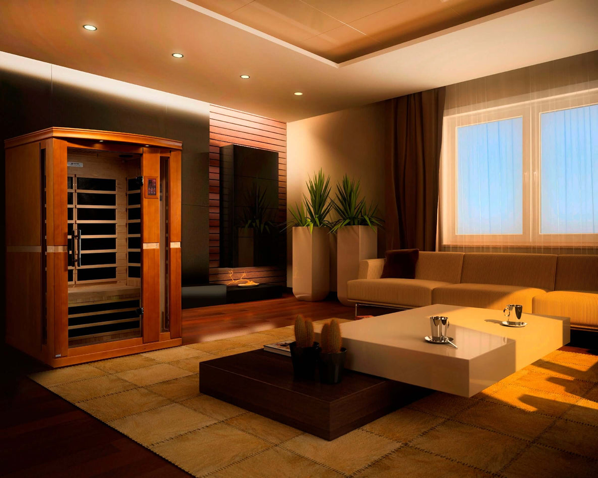 Dynamic Vittoria Elite 2-Person Ultra Low EMF FAR Infrared Sauna (Canadian Hemlock)