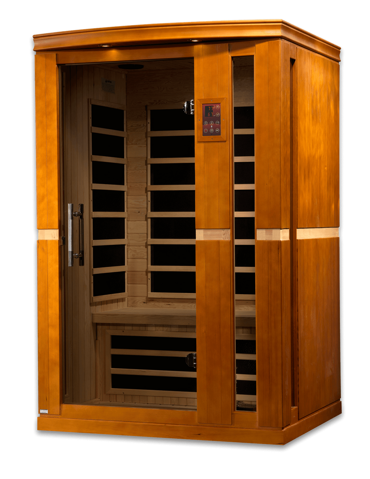 Dynamic Vittoria Elite 2-Person Ultra Low EMF FAR Infrared Sauna (Canadian Hemlock)