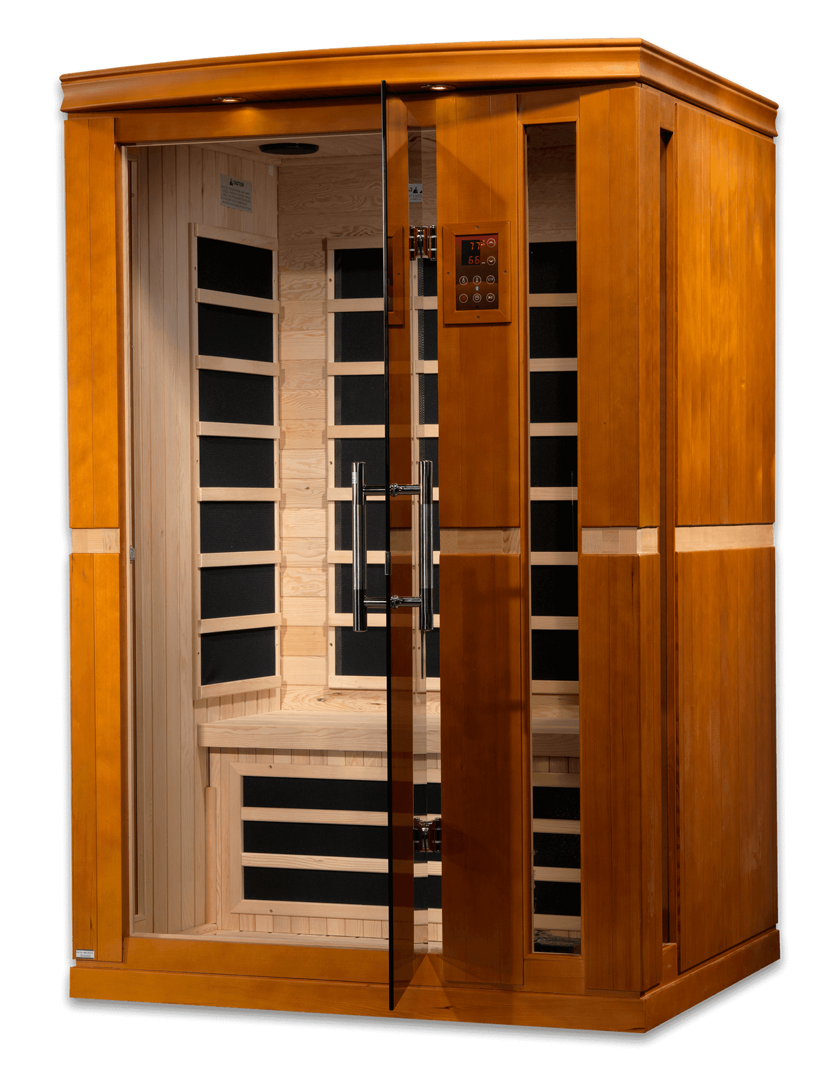 Dynamic Vittoria Elite 2-Person Ultra Low EMF FAR Infrared Sauna (Canadian Hemlock)