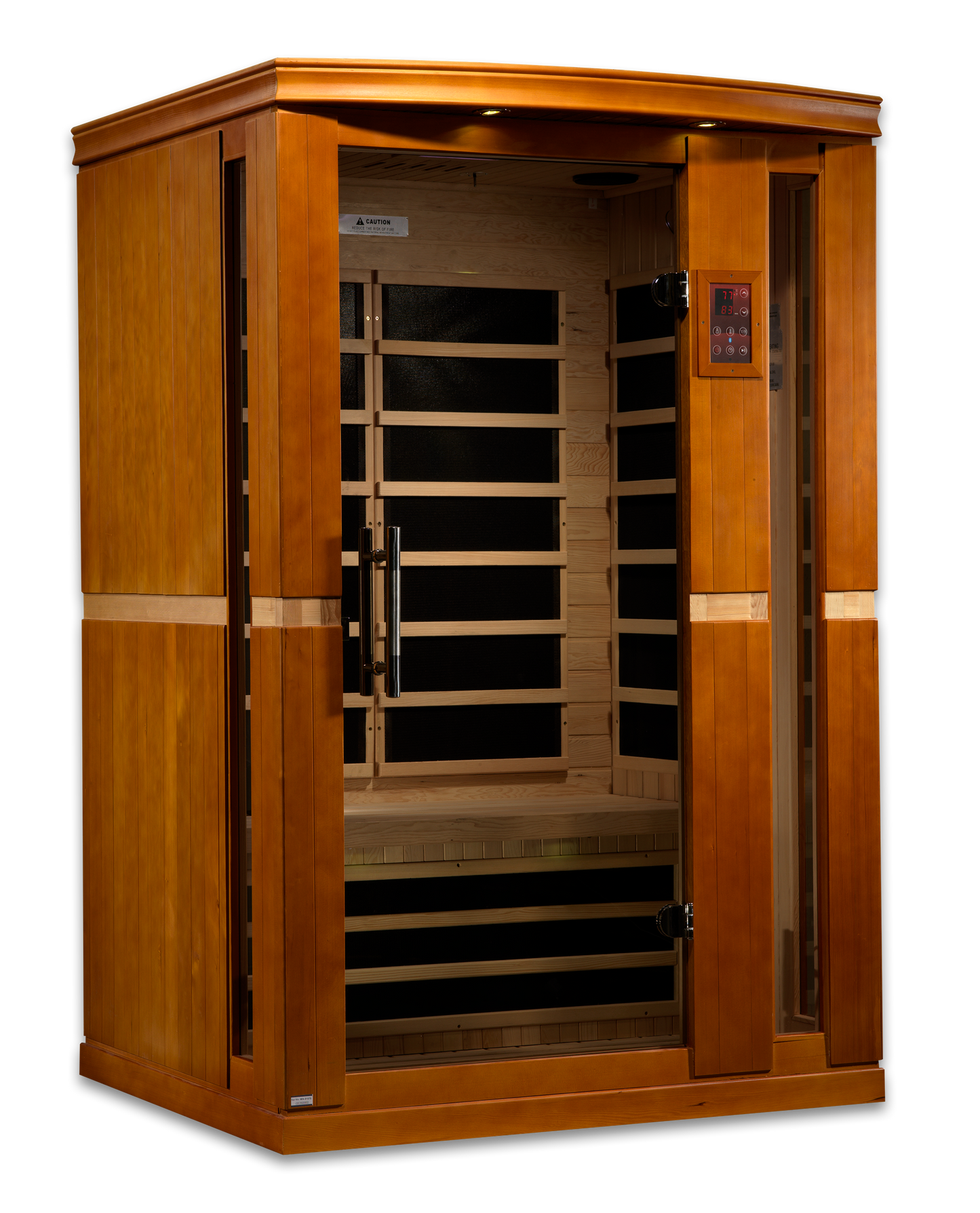 Dynamic Vittoria Elite 2-Person Ultra Low EMF FAR Infrared Sauna (Canadian Hemlock)