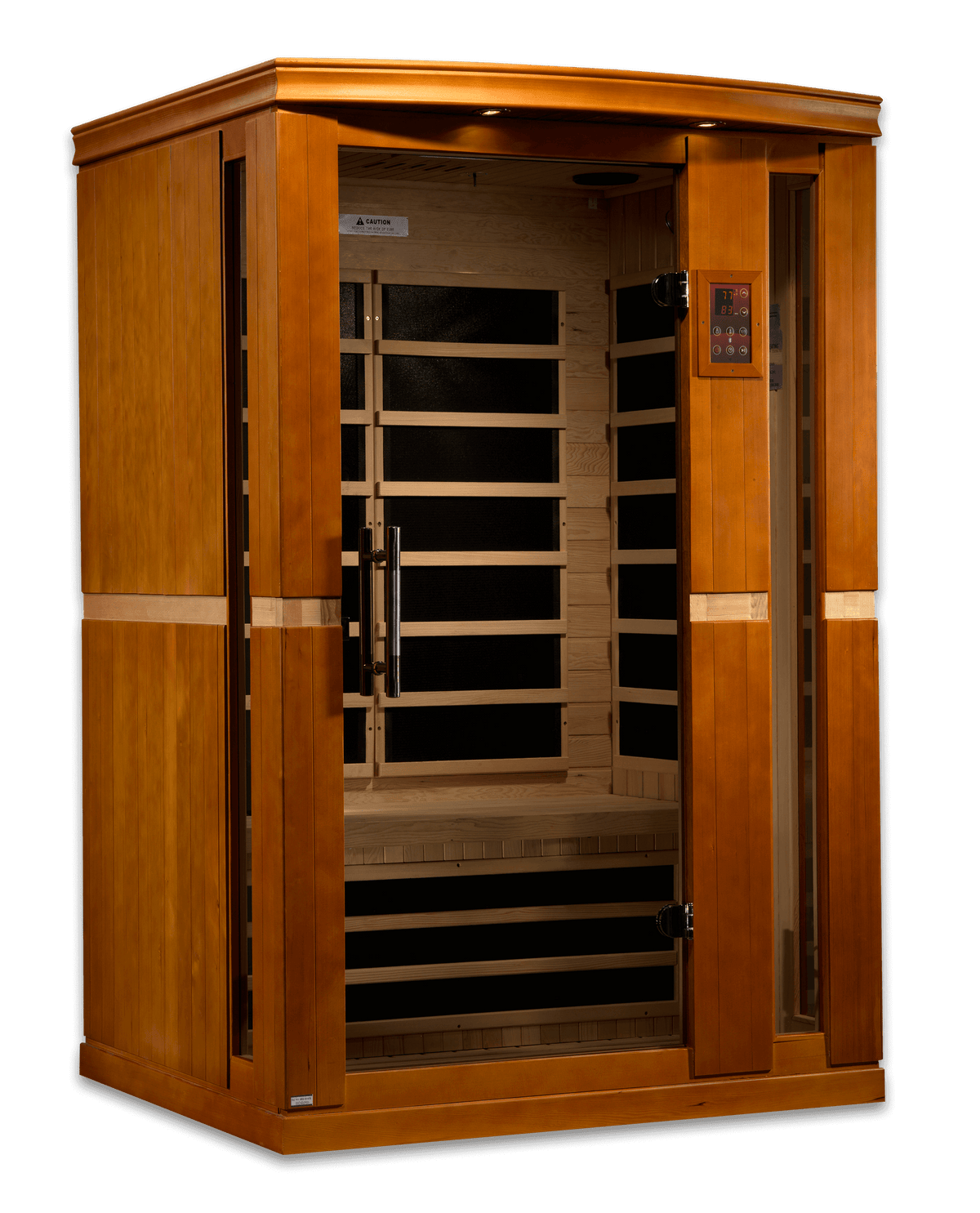 Dynamic Vittoria Elite 2-Person Ultra Low EMF FAR Infrared Sauna (Canadian Hemlock)