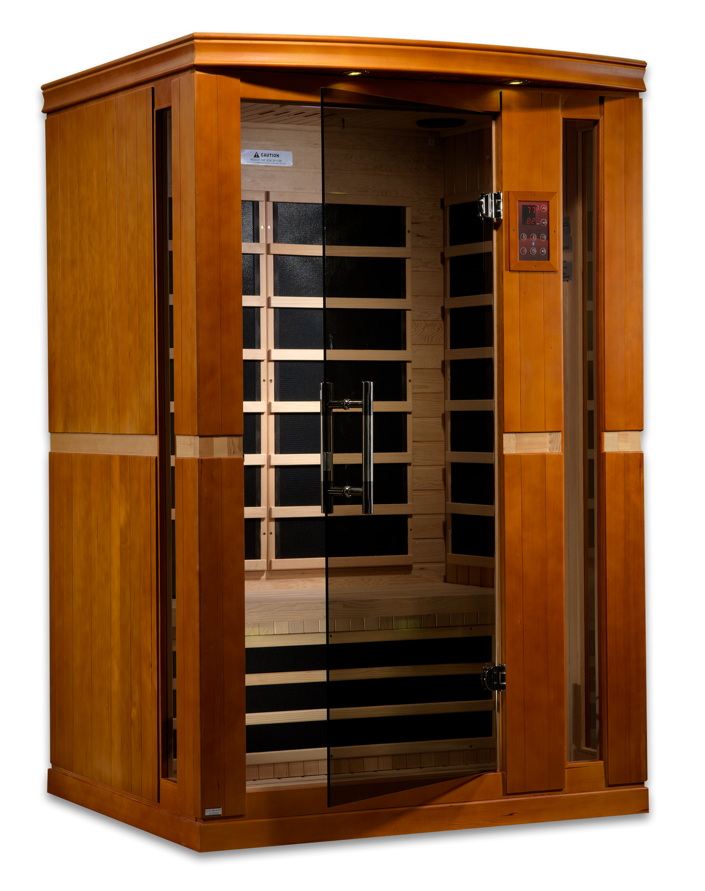 Dynamic Vittoria Elite 2-Person Ultra Low EMF FAR Infrared Sauna (Canadian Hemlock)
