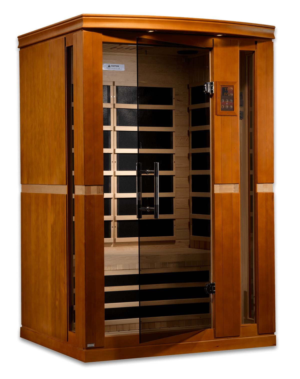 Dynamic Vittoria Elite 2-Person Ultra Low EMF FAR Infrared Sauna (Canadian Hemlock)