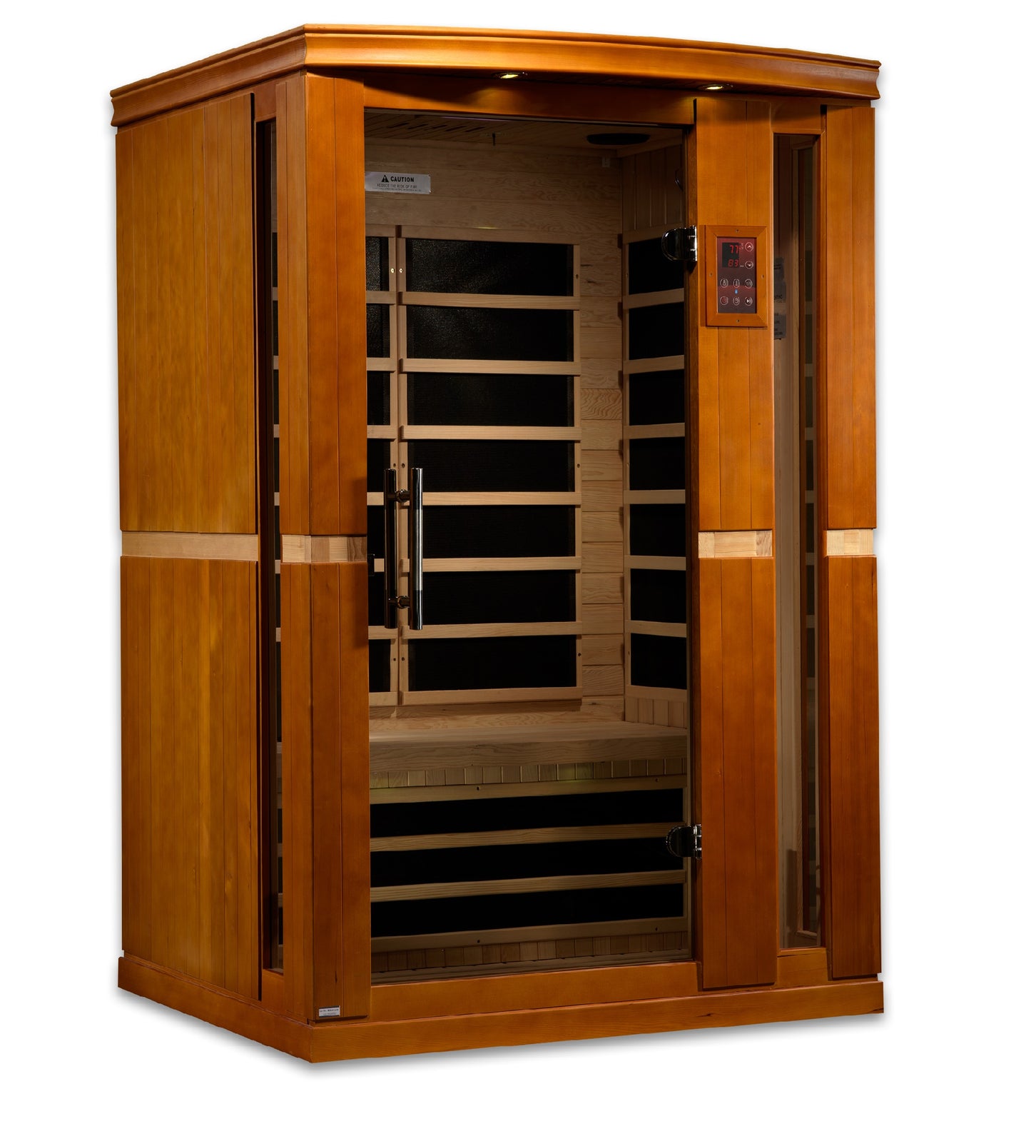 Dynamic Vittoria Elite 2-Person Ultra Low EMF FAR Infrared Sauna (Canadian Hemlock)