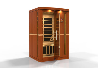 Dynamic Vittoria Elite 2-Person Ultra Low EMF FAR Infrared Sauna (Canadian Hemlock)