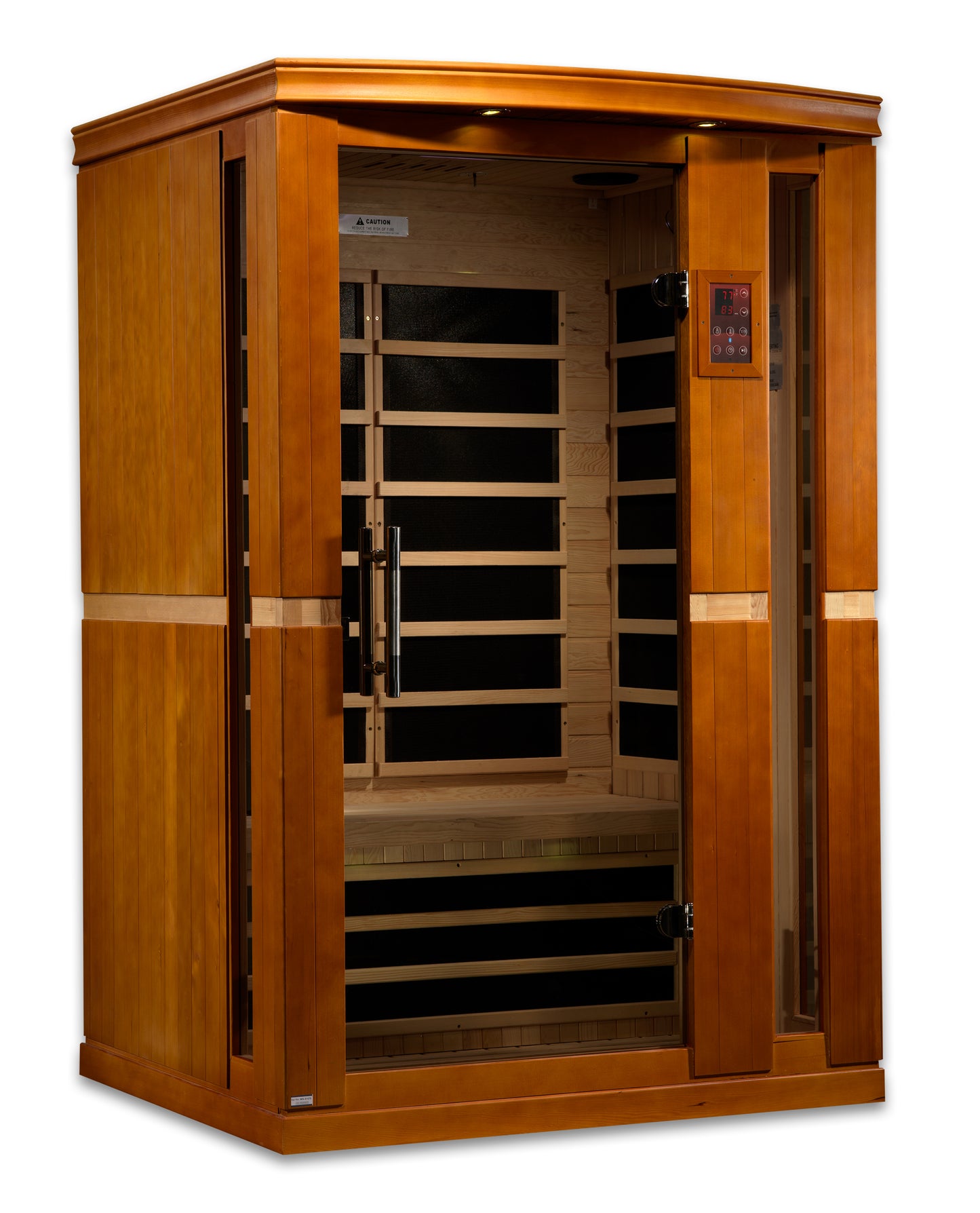 Dynamic Vittoria Elite 2-Person Ultra Low EMF FAR Infrared Sauna (Canadian Hemlock)