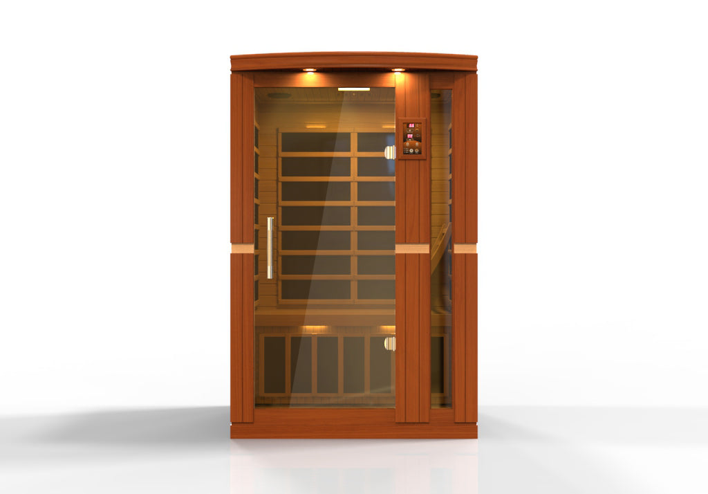 Dynamic Vittoria Elite 2-Person Ultra Low EMF FAR Infrared Sauna (Canadian Hemlock)