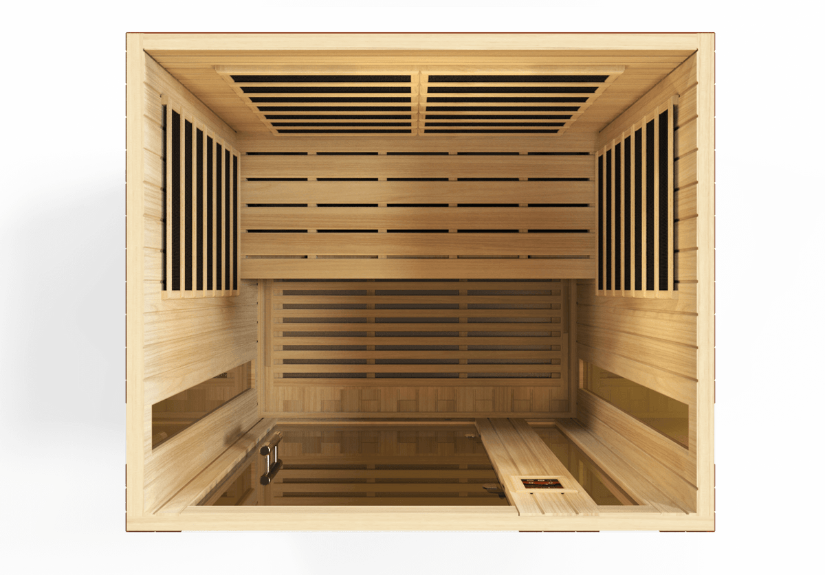 Dynamic Vittoria Elite 2-Person Ultra Low EMF FAR Infrared Sauna (Canadian Hemlock)