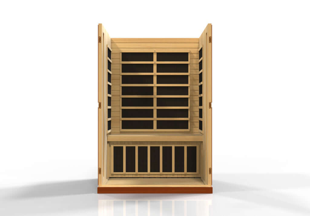 Dynamic Vittoria Elite 2-Person Ultra Low EMF FAR Infrared Sauna (Canadian Hemlock)