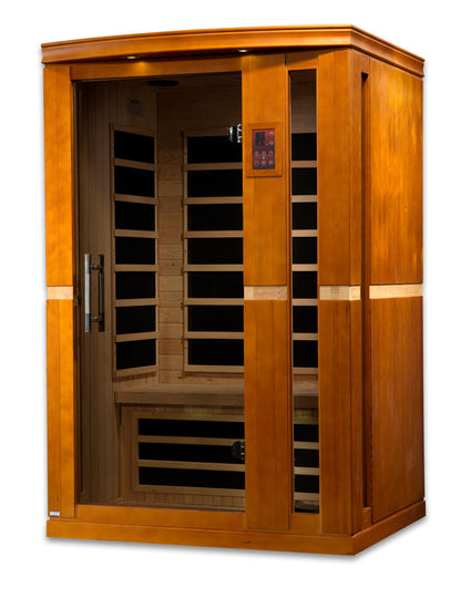 Dynamic Vittoria Elite 2-Person Ultra Low EMF FAR Infrared Sauna (Canadian Hemlock)