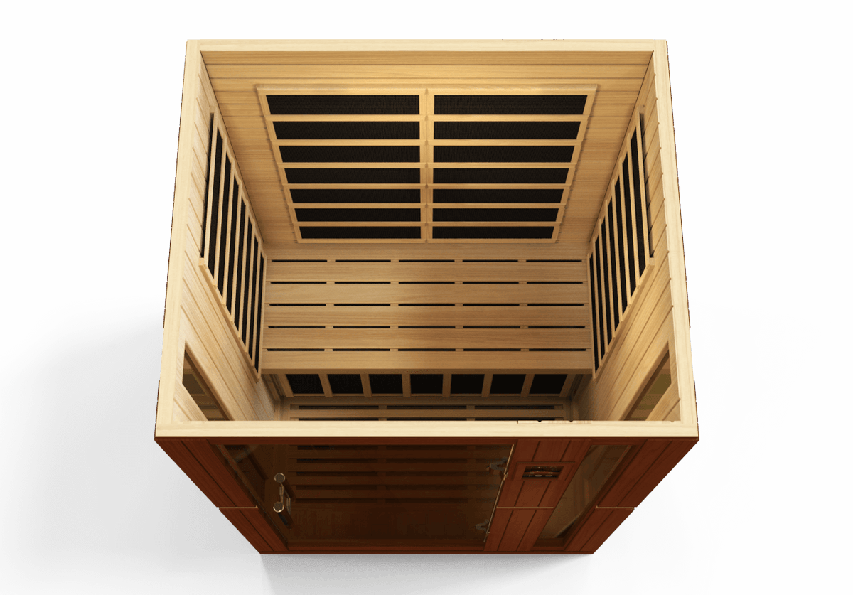 Dynamic Vittoria Elite 2-Person Ultra Low EMF FAR Infrared Sauna (Canadian Hemlock)