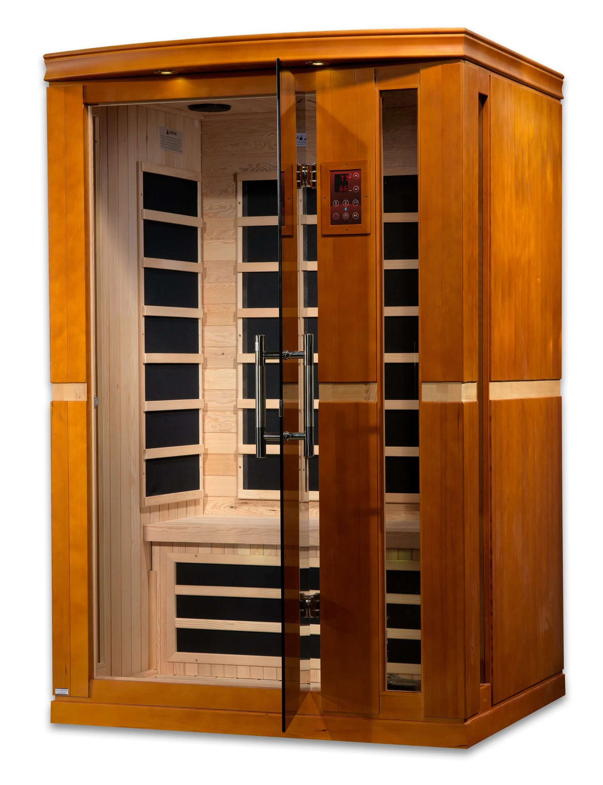 Dynamic Vittoria Elite 2-Person Ultra Low EMF FAR Infrared Sauna (Canadian Hemlock)
