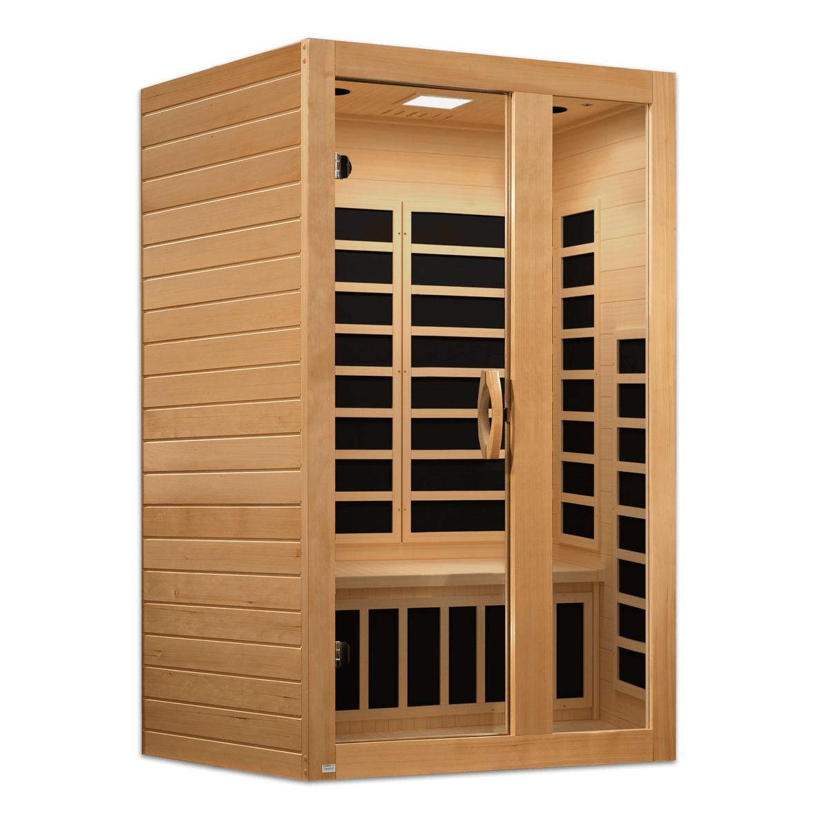 ***New 2026 Model*** Dynamic Serena Elite 2-Person Ultra Low EMF FAR Infrared Sauna (Canadian Hemlock)