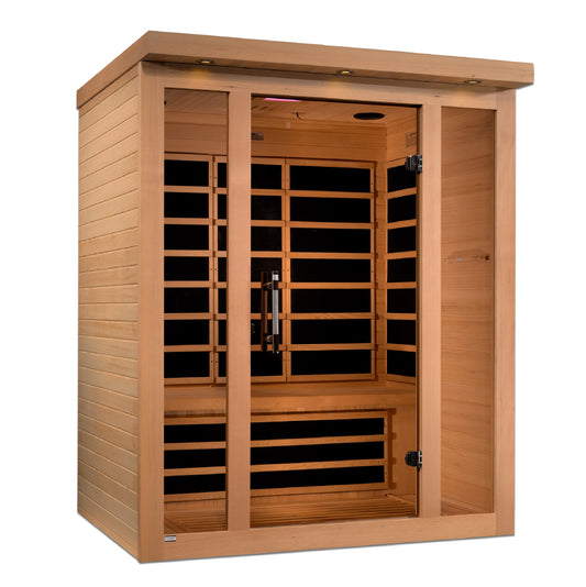 DYN-6315-02 Dynamic Vila 3 person Ultra Low EMF FAR Infrared Sauna