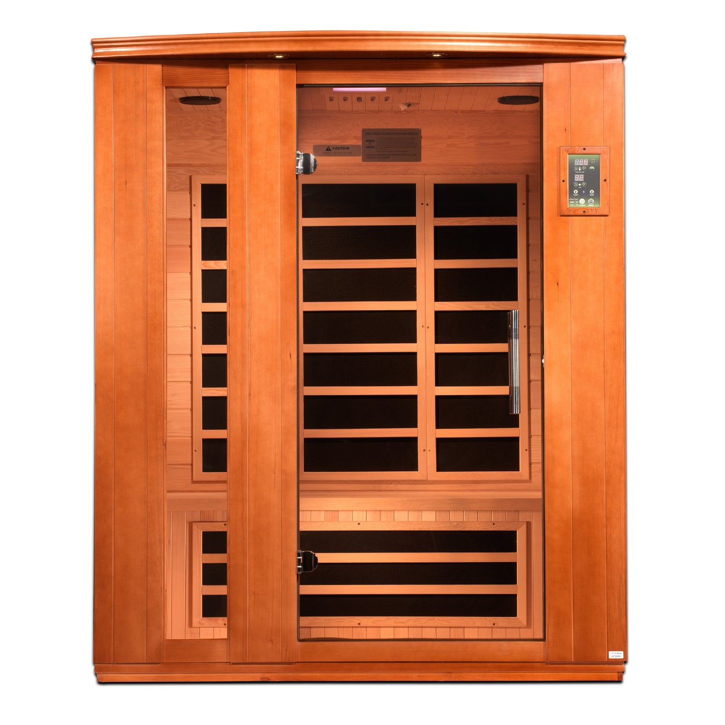 DYN-6336-02 Elite Dynamic Lugano 3 person Ultra Low EMF FAR Infrared Sauna