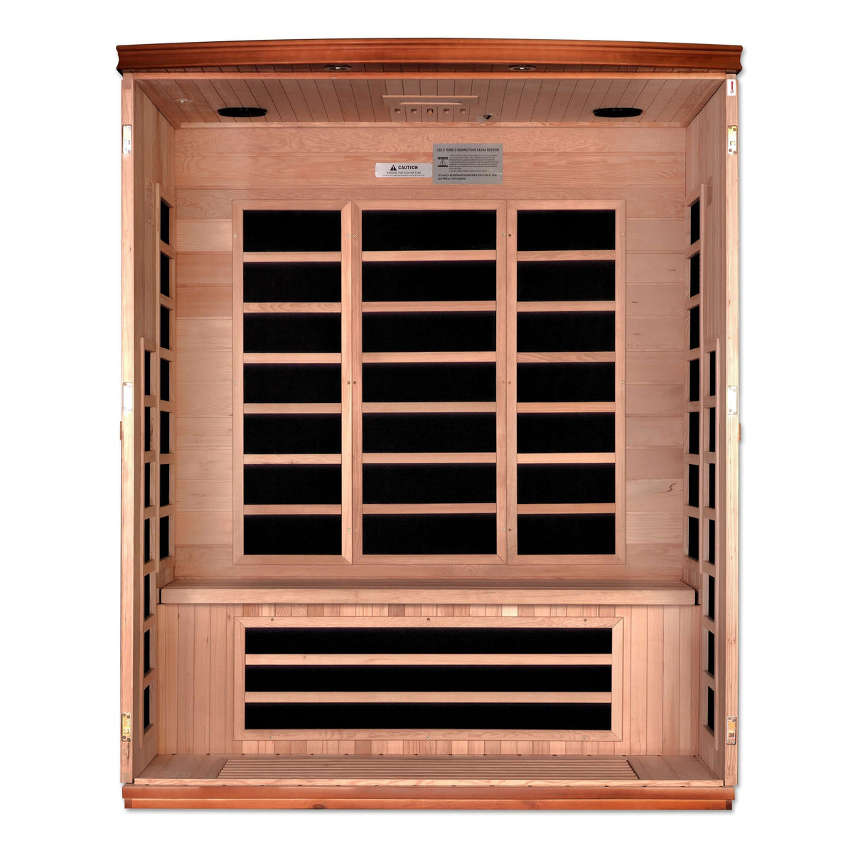 Elite Dynamic Lugano Elite 3 person Ultra Low EMF FAR Infrared Sauna
