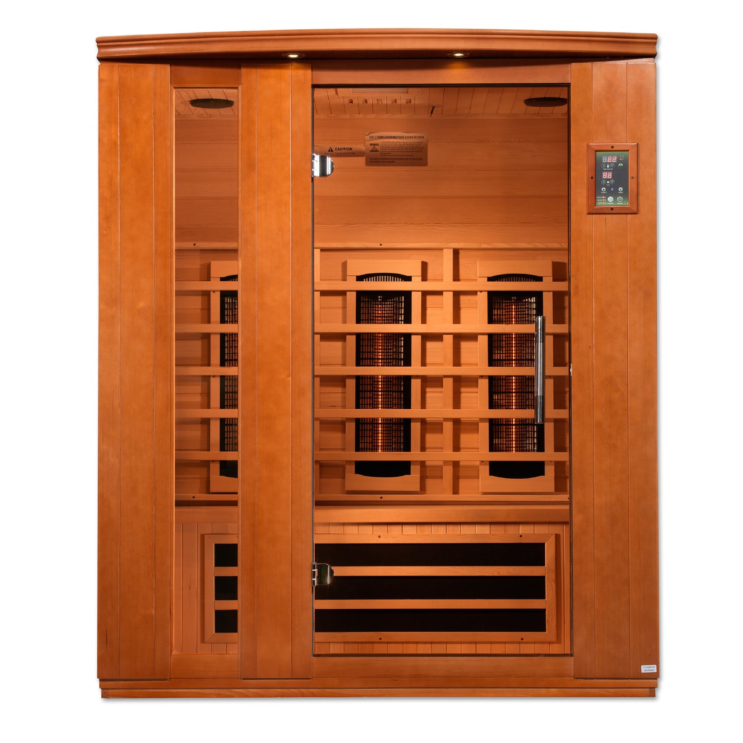 DYN-6336-03 FS Dynamic Lugano 3 person Full Spectrum Near Zero EMF FAR Infrared Sauna