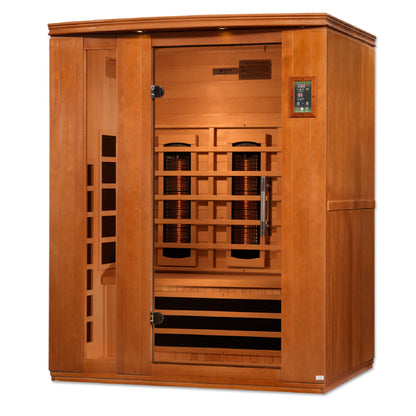 DYN-6336-03 FS Dynamic Lugano 3 person Full Spectrum Near Zero EMF FAR Infrared Sauna