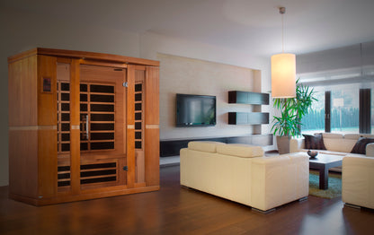 Dynamic Bergamo Elite 4-Person Ultra Low EMF FAR Infrared Sauna (Canadian Hemlock)