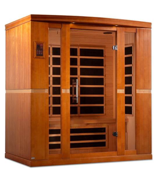 Dynamic Bergamo Elite 4-Person Ultra Low EMF FAR Infrared Sauna (Canadian Hemlock)