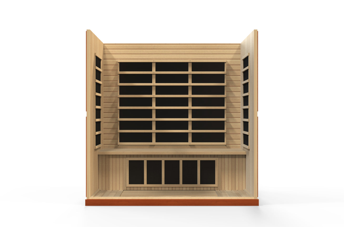 Dynamic Bergamo Elite 4-Person Ultra Low EMF FAR Infrared Sauna (Canadian Hemlock)