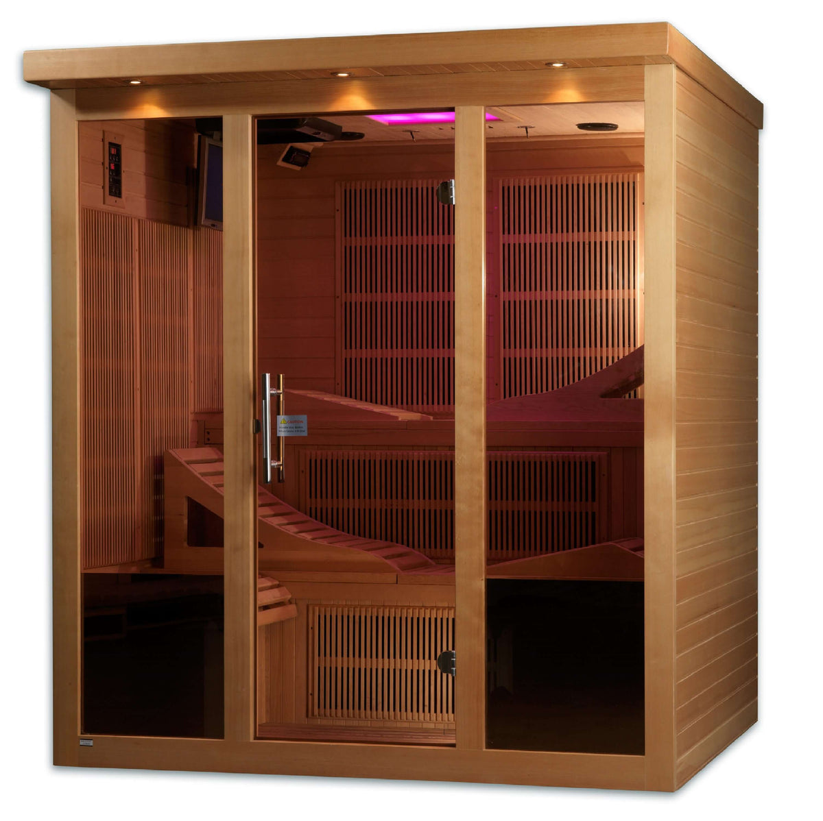 Golden Designs Monaco 6 person PureTech™ Near Zero EMF FAR Infrared Sauna