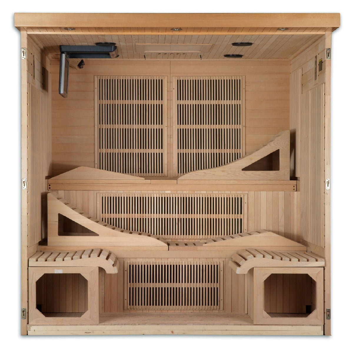 Golden Designs Monaco 6 person PureTech™ Near Zero EMF FAR Infrared Sauna