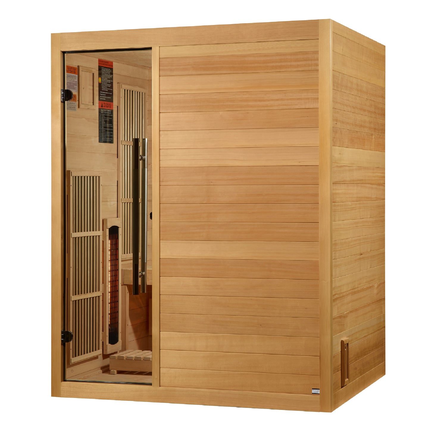 GDI-8330-01 Golden Designs 2025 Soria 3 Per Hybrid Sauna. Full Spectrum and Harvia Traditional Stove