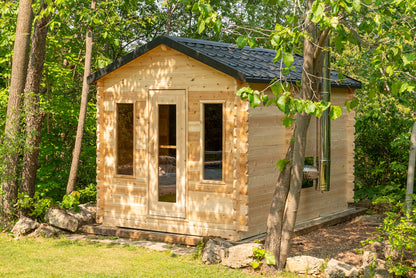 Leisurecraft Canadian Timber Georgian Cabin Sauna with Changeroom