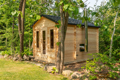 Leisurecraft Canadian Timber Georgian Cabin Sauna with Changeroom