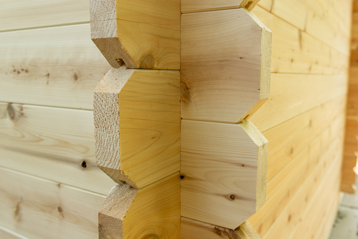 Leisurecraft Canadian Timber Georgian Cabin Sauna with Changeroom