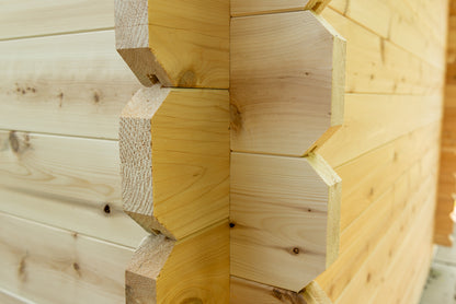 Leisurecraft Canadian Timber Georgian Cabin Sauna with Changeroom