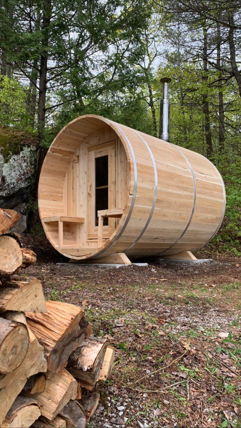 Leisurecraft Canadian Timber Serenity Barrel Sauna