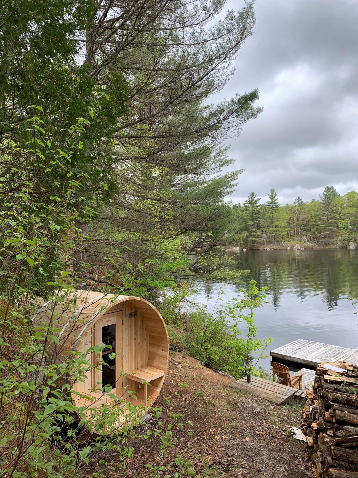 Leisurecraft Canadian Timber Serenity Barrel Sauna