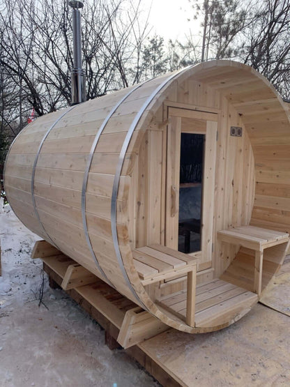 Leisurecraft Canadian Timber Serenity Barrel Sauna