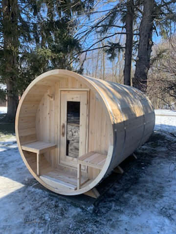 Leisurecraft Canadian Timber Serenity Barrel Sauna