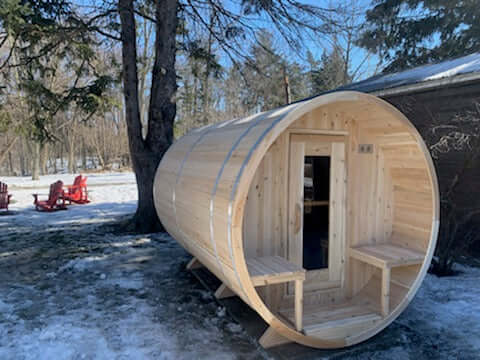Leisurecraft Canadian Timber Serenity Barrel Sauna