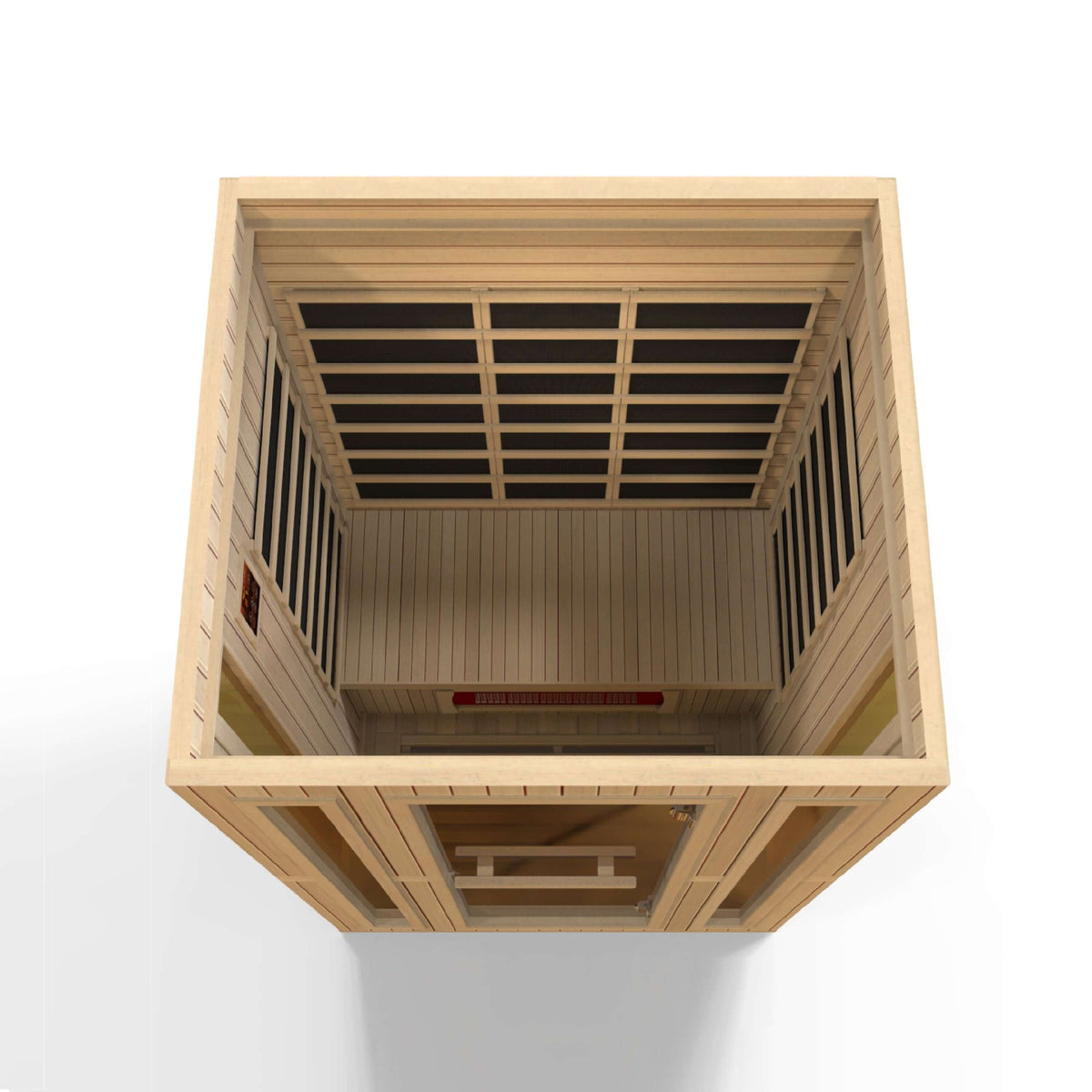 Maxxus "Trinity" Dual Tech 3 person Low EMF FAR Infrared Sauna Canadian Hemlock