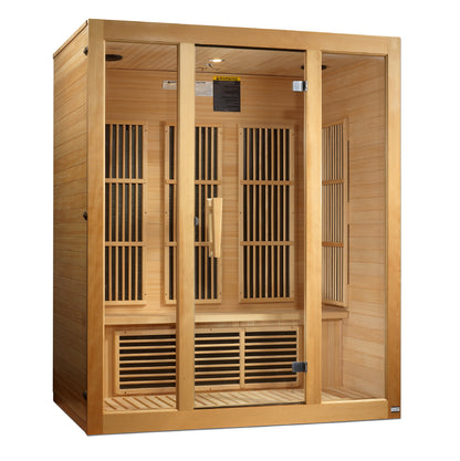 MX-J306-01-ZF Maxxus Bellevue 3 person Near Zero EMF FAR Infrared Sauna