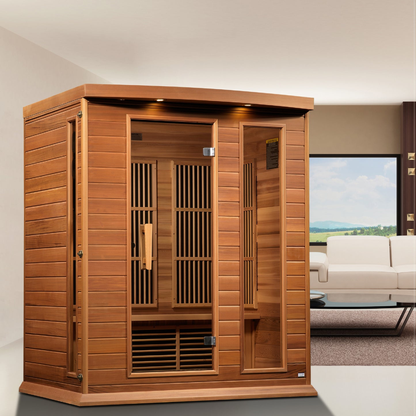 MX-K306-01 CED Maxxus 3 person Low EMF FAR Infrared Sauna