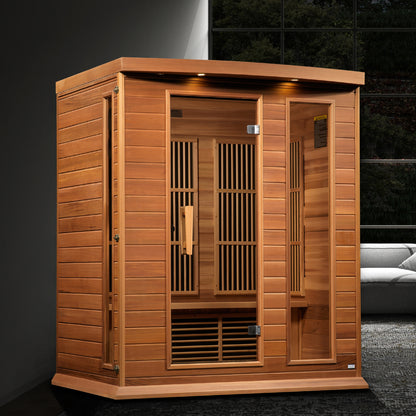 MX-K306-01-ZF CED Maxxus 3 person Near Zero EMF FAR Infrared Sauna