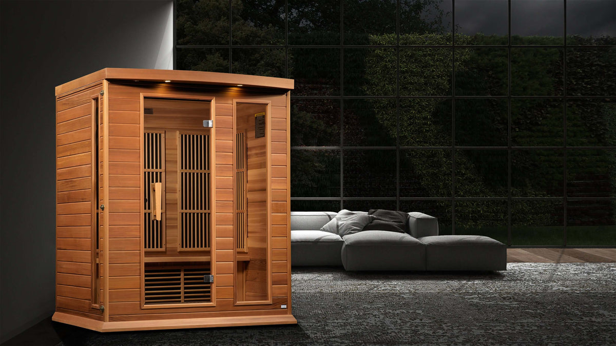 Maxxus "Montilemar" 3 person Near Zero EMF FAR Infrared Sauna