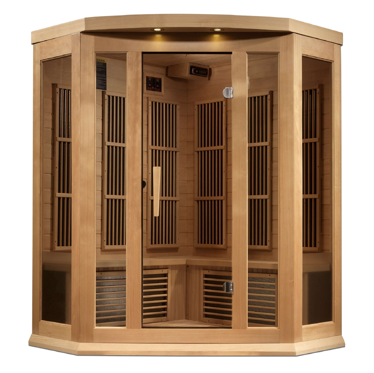 Maxxus 3 person Corner Near Zero EMF FAR Infrared Sauna