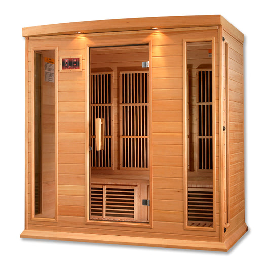 MX-K406-01-ZF Maxxus 4 person Near Zero EMF FAR Infrared Sauna