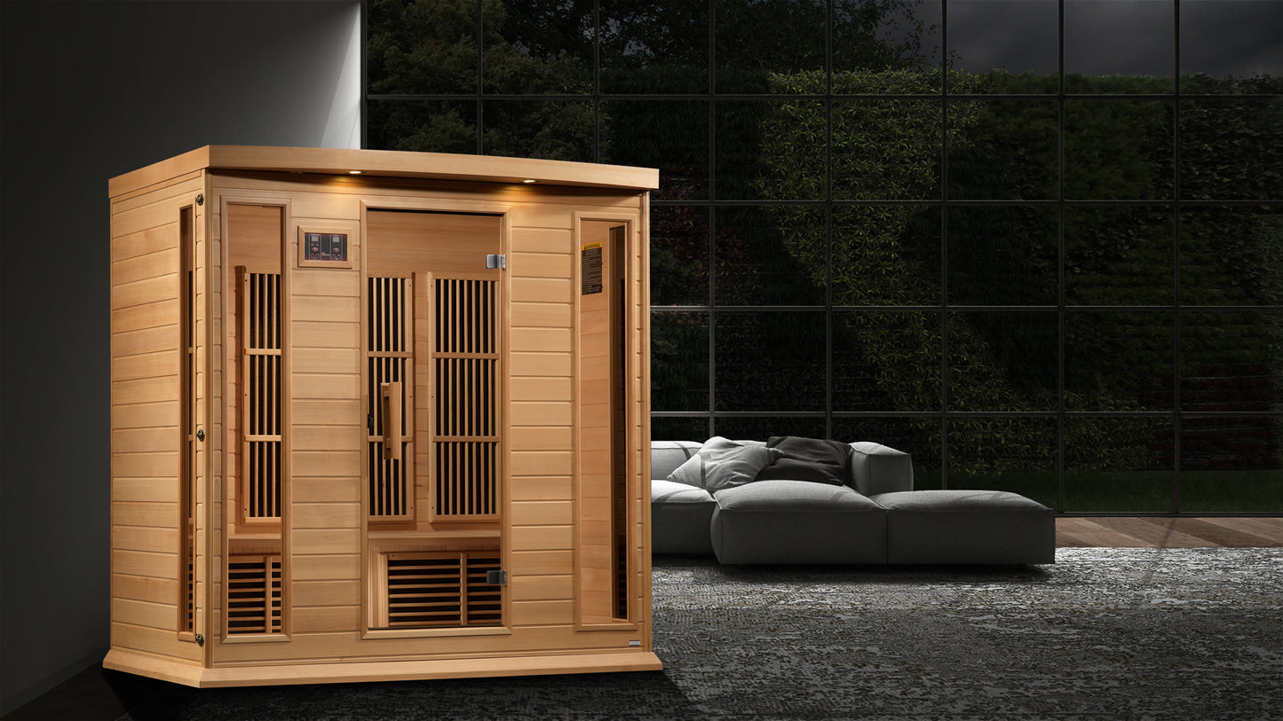 MX-K406-01-ZF Maxxus 4 person Near Zero EMF FAR Infrared Sauna