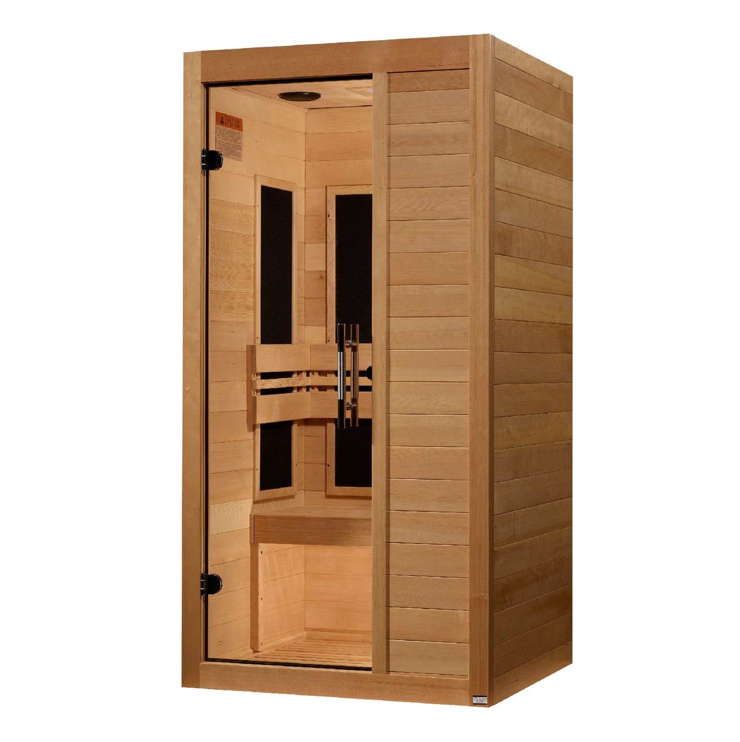 Maxxus S-Line Elite Yoga 1-Person Ultra Low EMF Infrared Sauna (Canadian Hemlock)