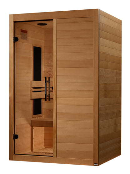 Maxxus S-Line Yoga 2-Person Low EMF Infrared Sauna (Canadian Hemlock)